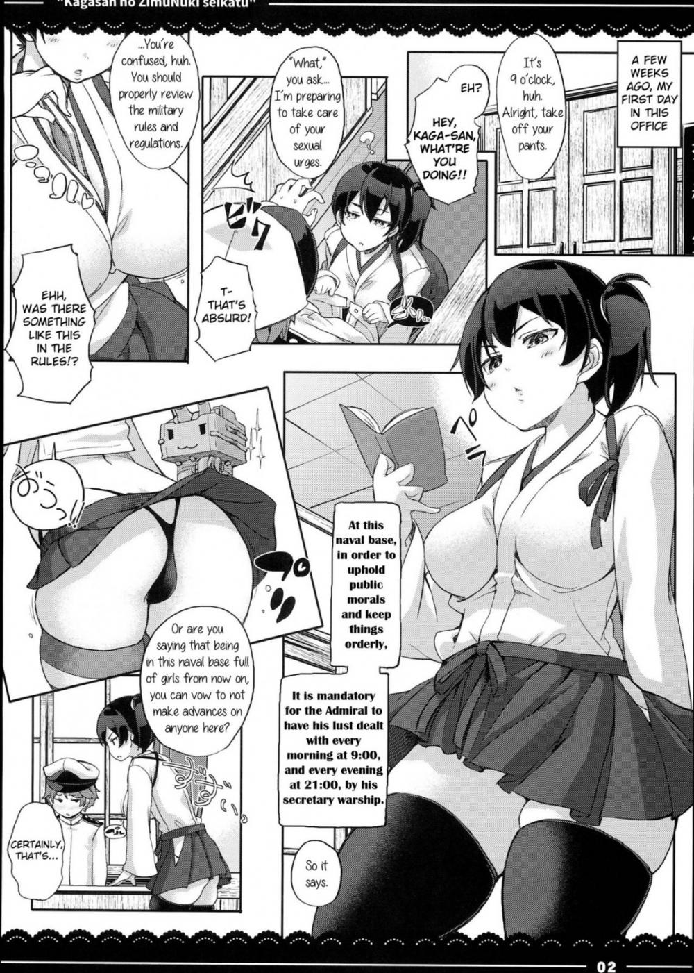 Hentai Manga Comic-Kaga-san's Work Skipping Sex Life-Read-3